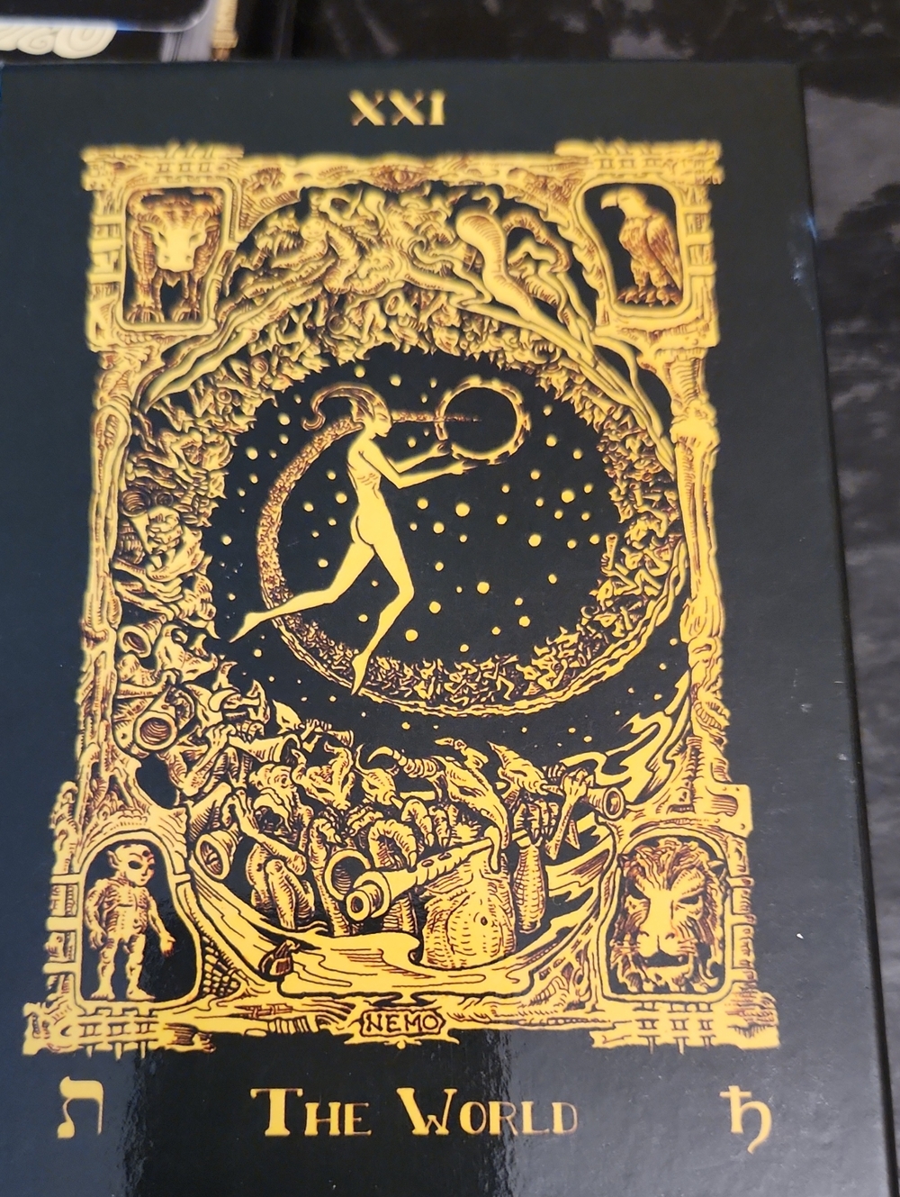 NWOT The Book Of Azathoth Tarot Cards, Comes In A Box Beautiful Dark Gothic Art
